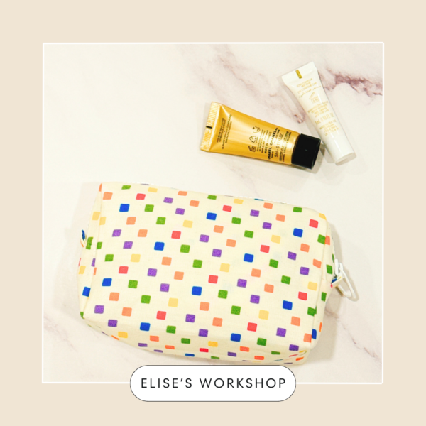 *Elise's Workshop* 手工化妝包 - 彩色小方塊