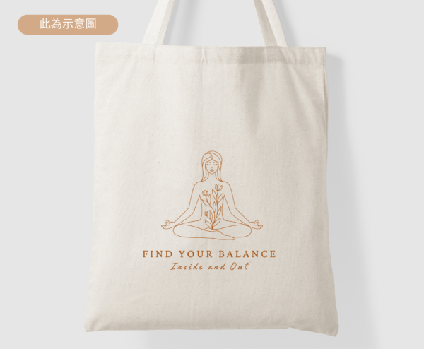 *FlowState Designs* Find Your Balance 瑜珈主題 帆布袋