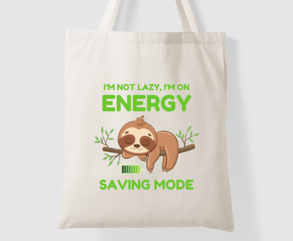 *Urban Styles* Sloth Energy Saving Mode 樹懶節能模式 帆布托特包