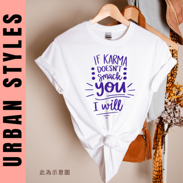 ★美國設計師大學T★ Karma T恤/T-shirt  (白色T)